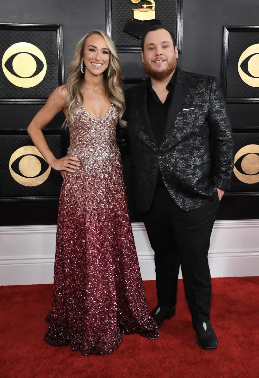Nicole Combs & Luke Combs Grammy Awards 2023 Celebrity Style The Bauble Life